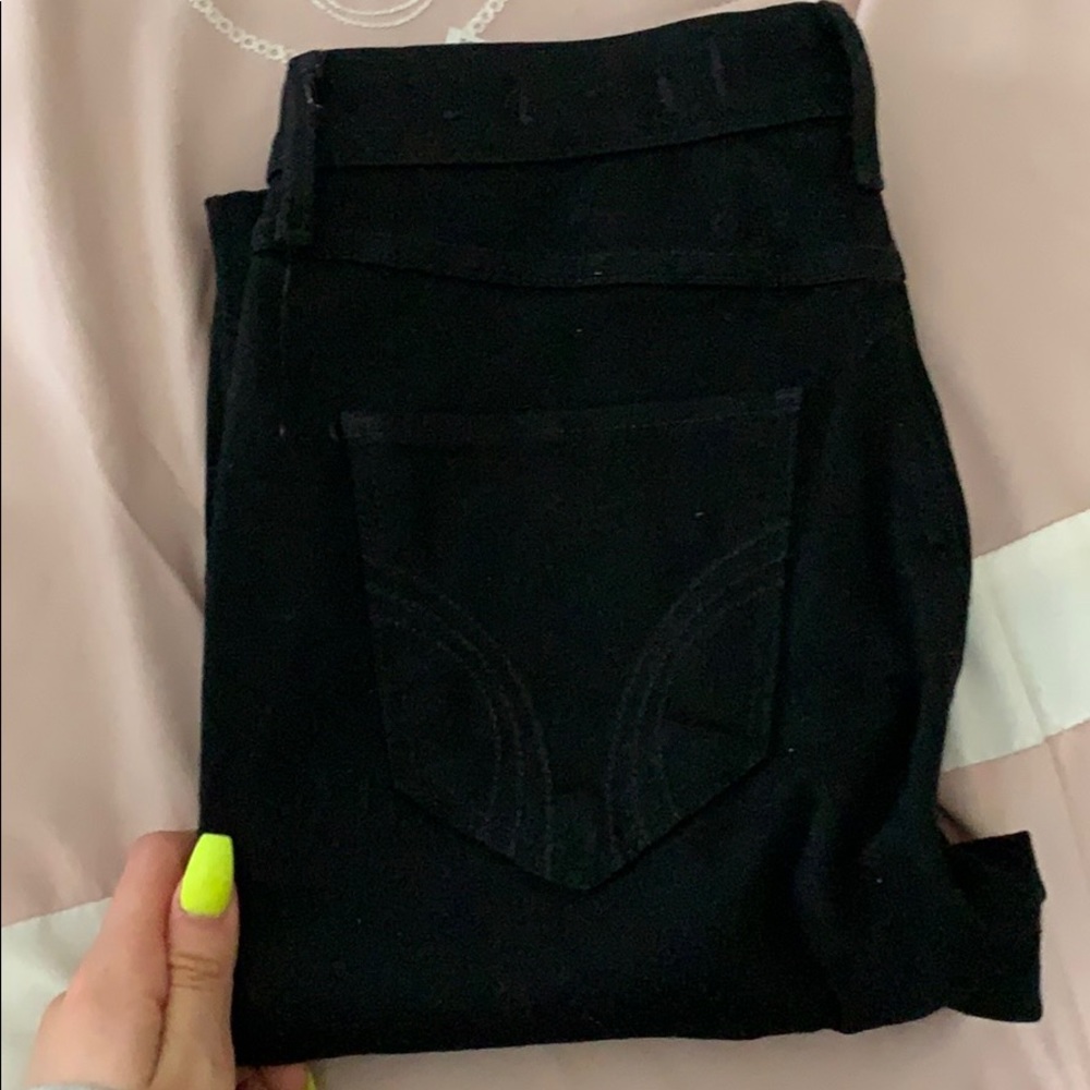 Black jeans from hollister